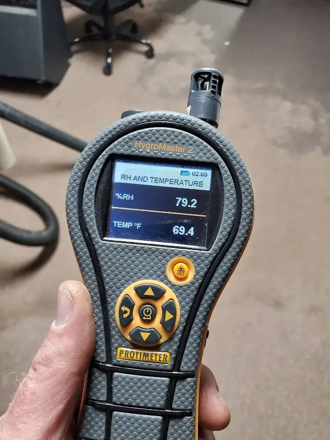 Moisture meter humidity assessment for Fire & Smoke Damage Restoration in Mokena